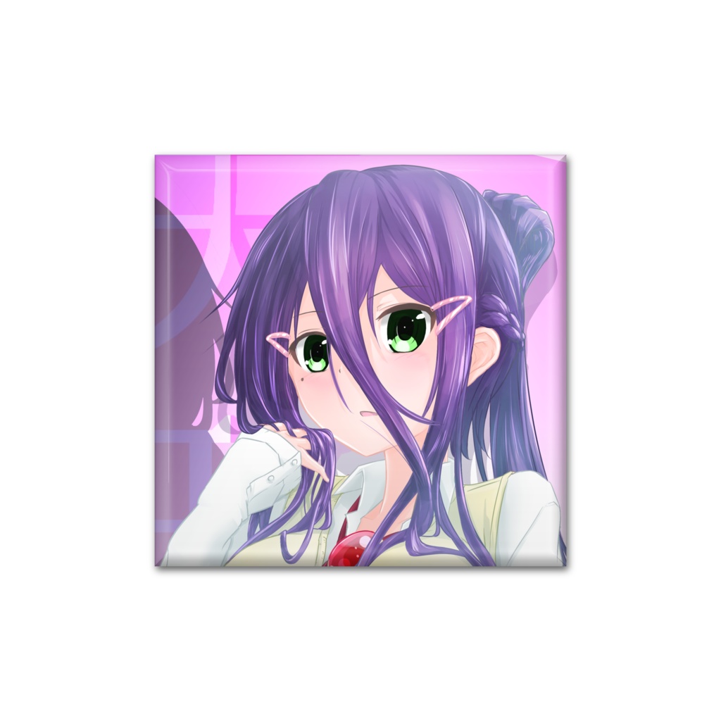 真川瑠唯角型アイコン缶バッジ2018モデル