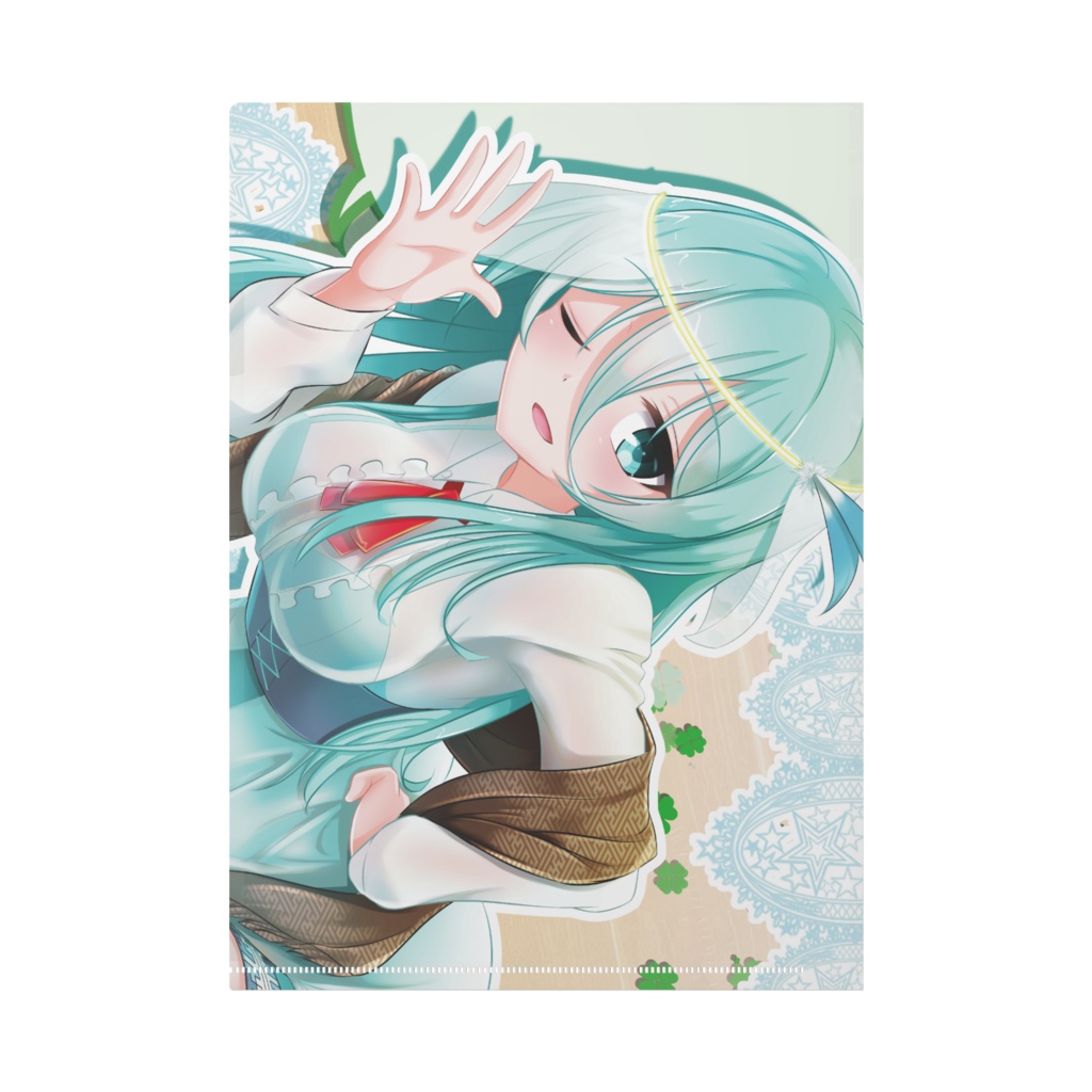 紗彩木ひそりリバーシブルA4クリアファイル(バレンタイン/おじゃま虫)