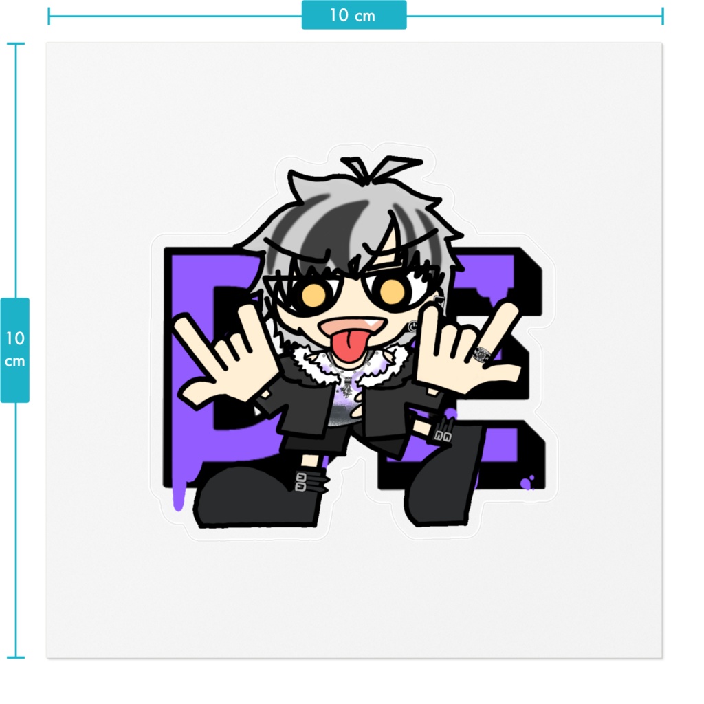 【非公式】まさる(D.E)ステッカー