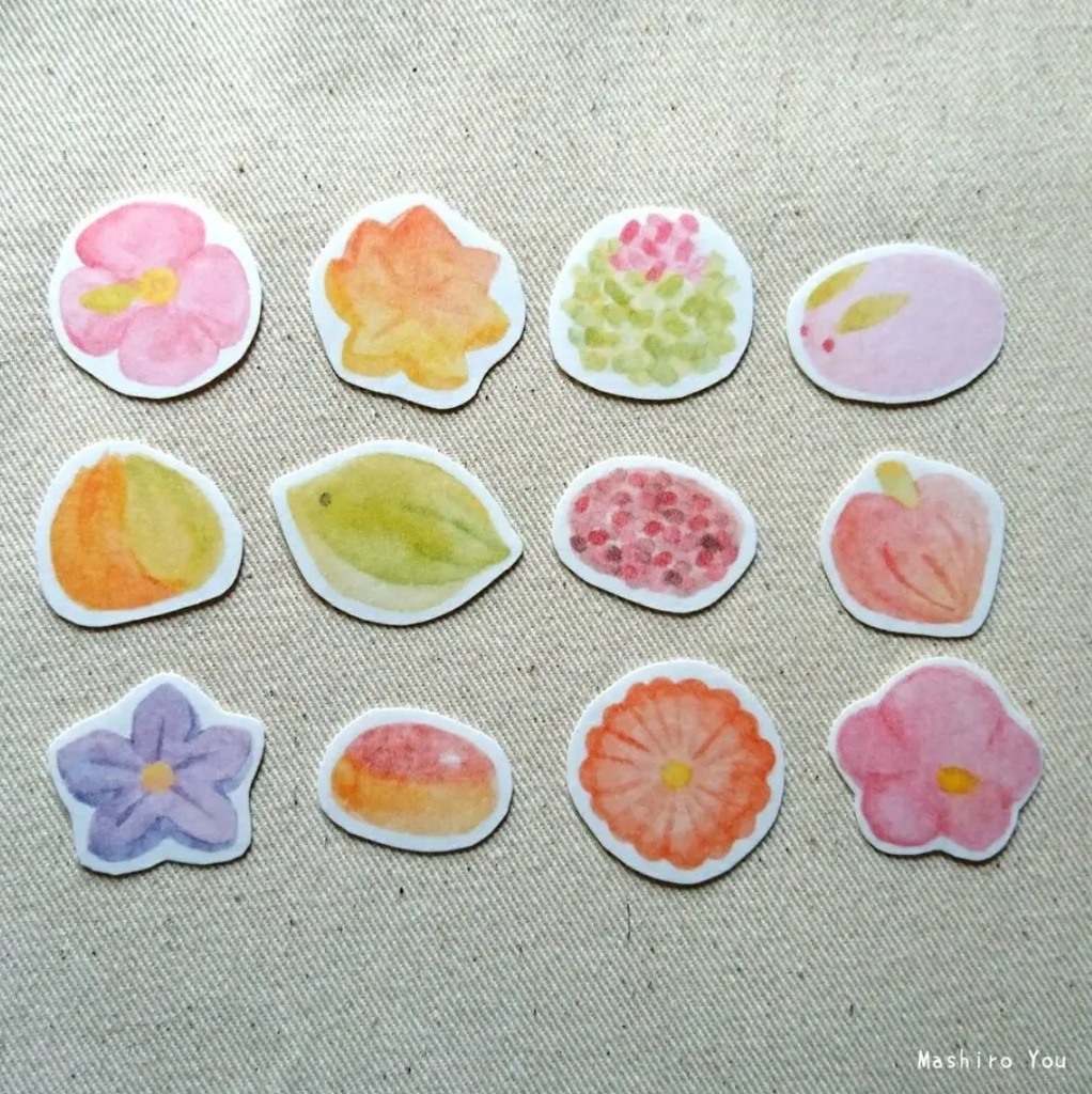 和菓子日和マスキングシール