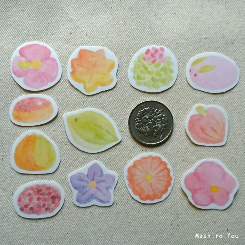 和菓子日和マスキングシール