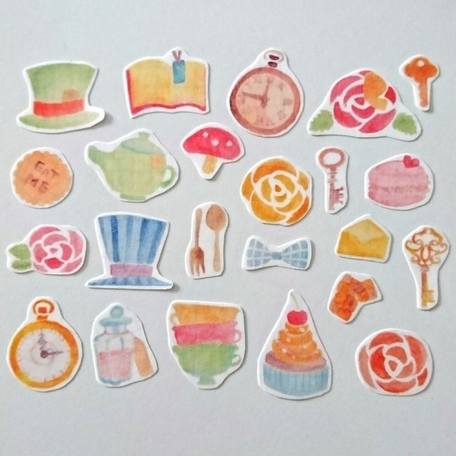 童話シリーズ 不思議の国のアリス マスキングフレークシール