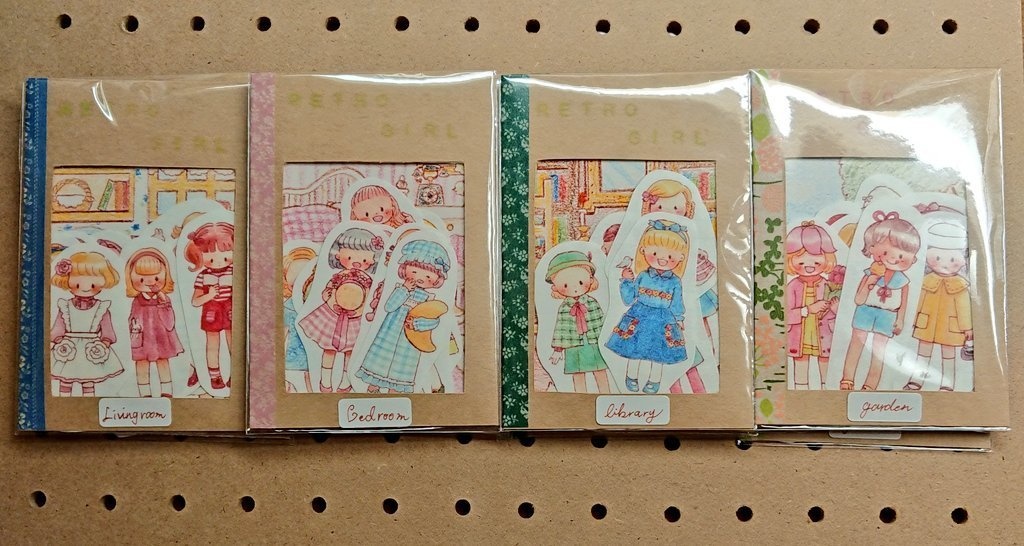 レトロガール★LIVING ROOM マスキングシール