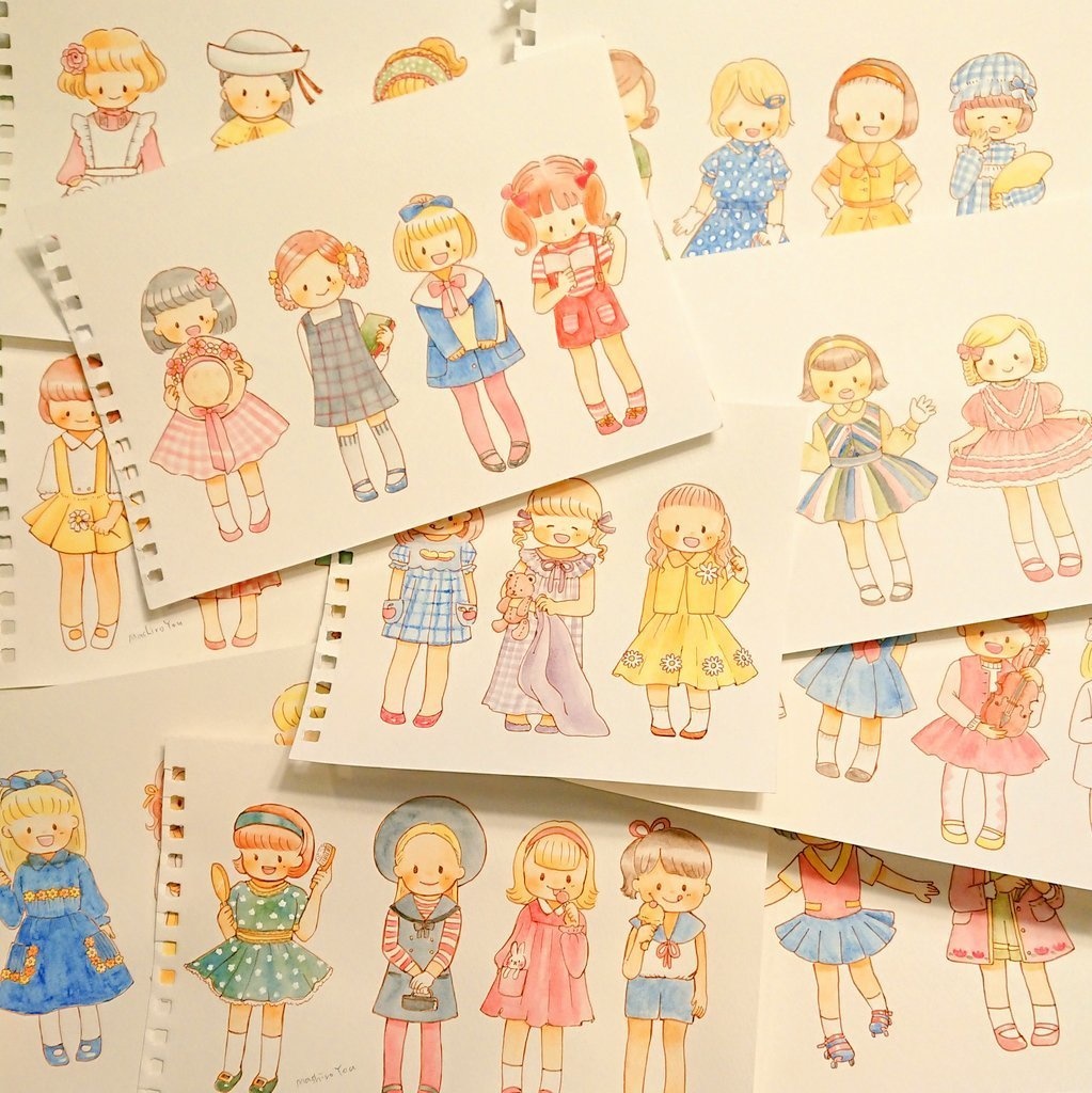 レトロガール★LIVING ROOM マスキングシール