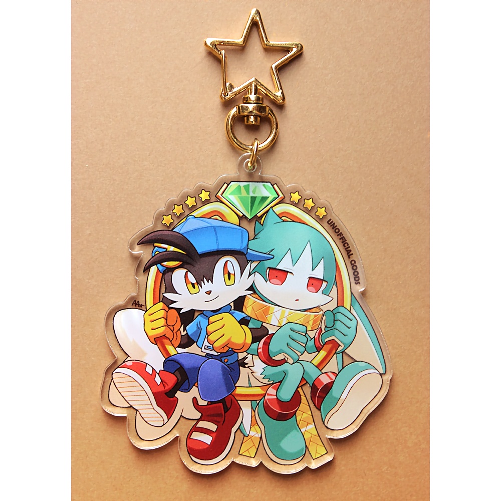 リングで仲良しアクキー