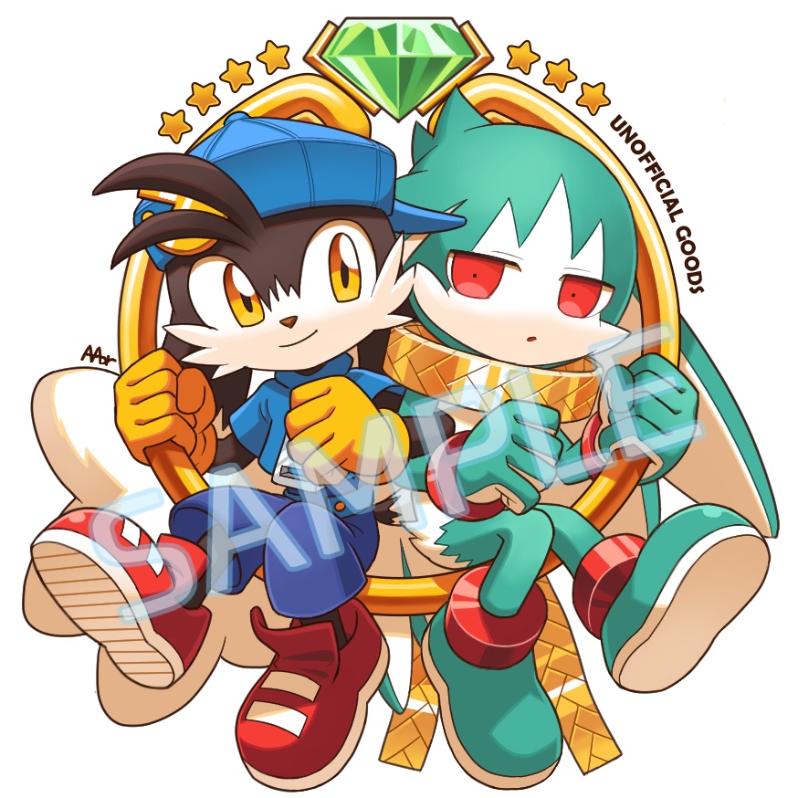 リングで仲良しアクキー