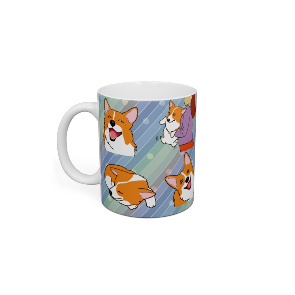 コーギーの コギ男のマグカップ A