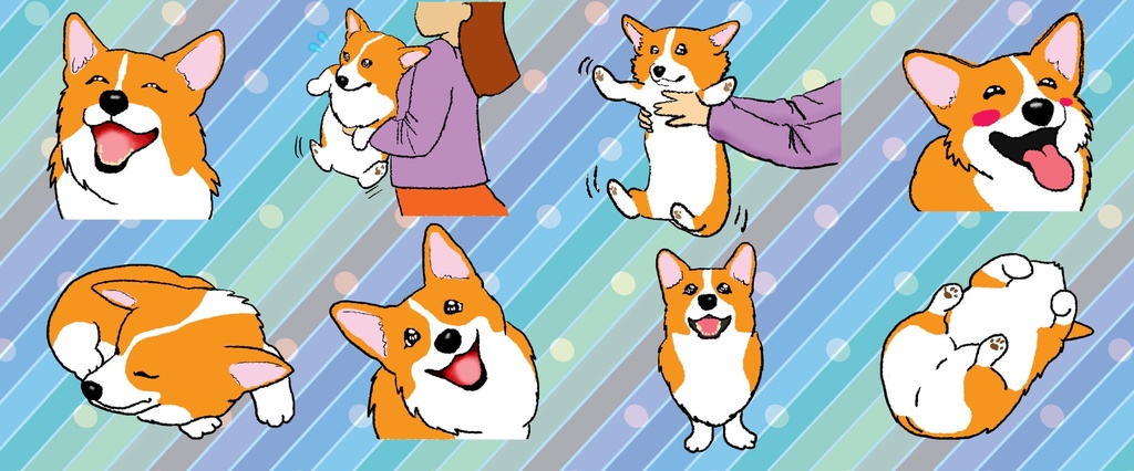 コーギーの コギ男のマグカップ A