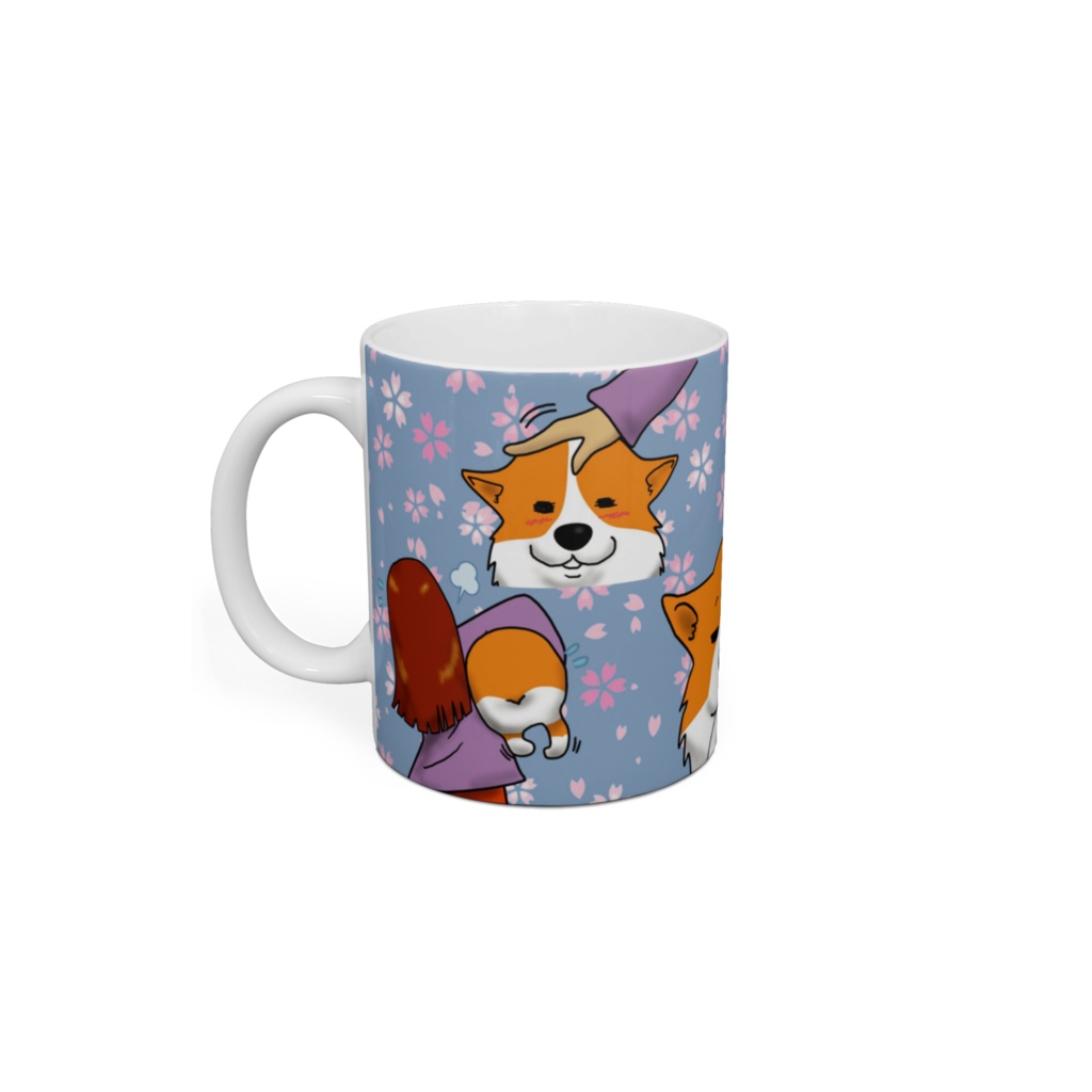 コーギーの コギ男のマグカップ B