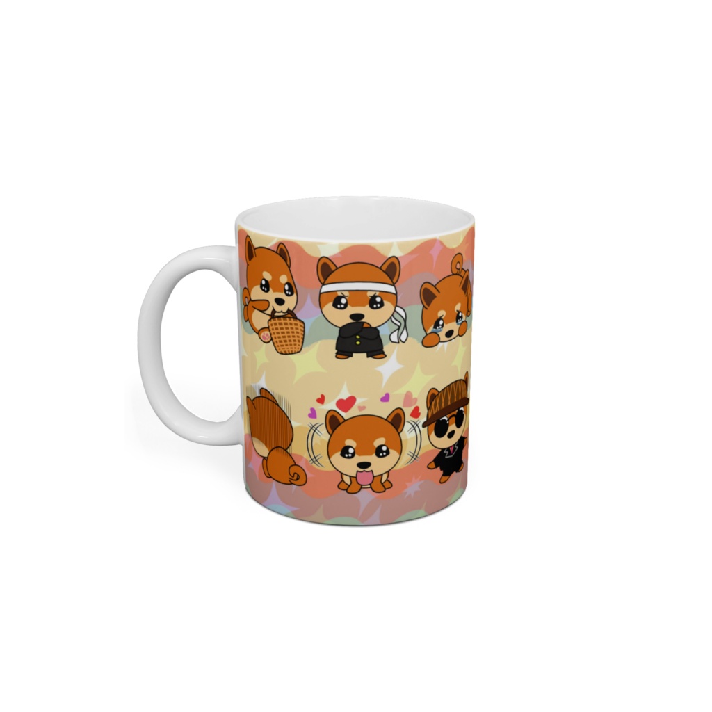 豆柴子茶々のマグカップ