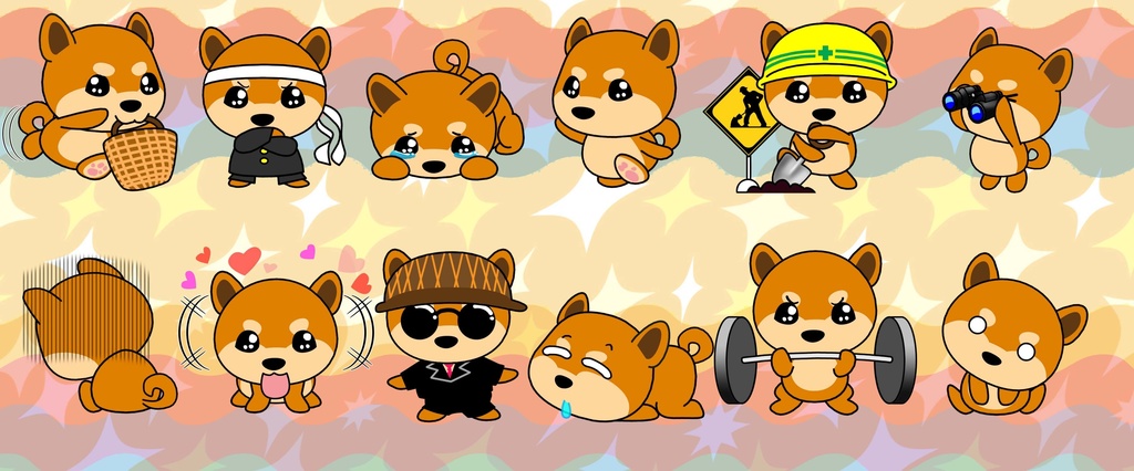 豆柴子茶々のマグカップ