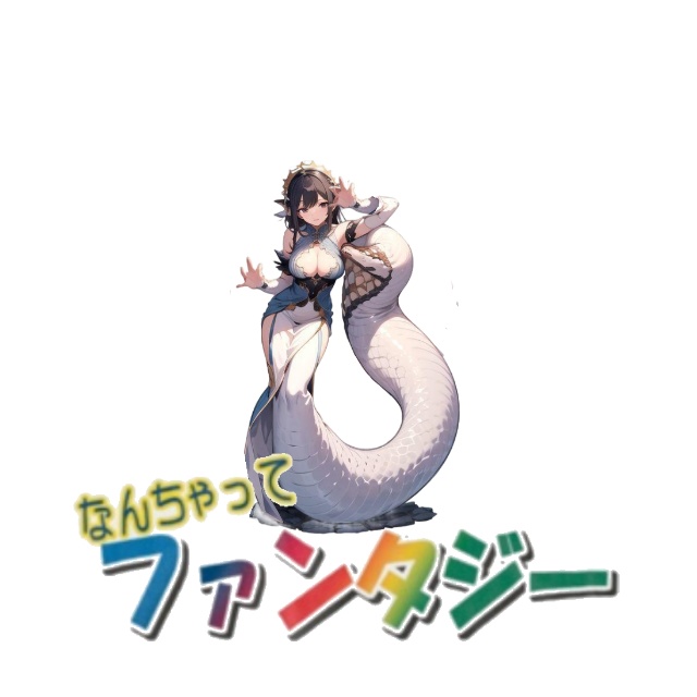 なんちゃってファンタジーキーホルダー(ラミア)