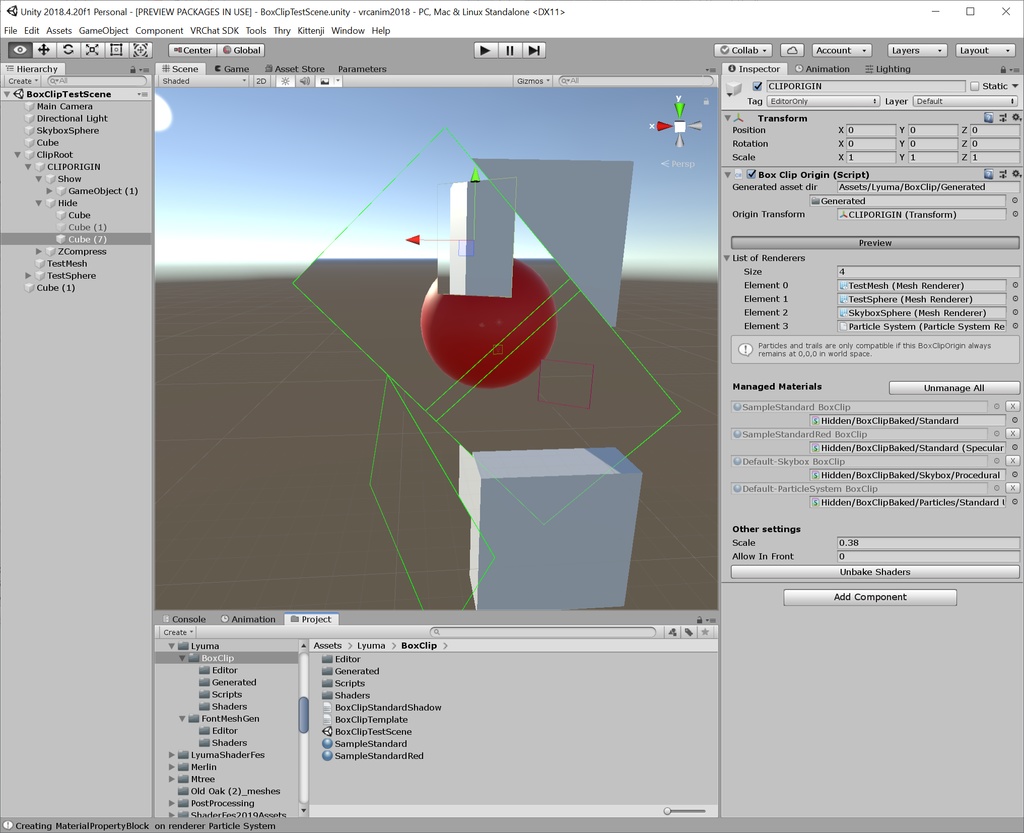 BoxClip - Impossible space in Unity