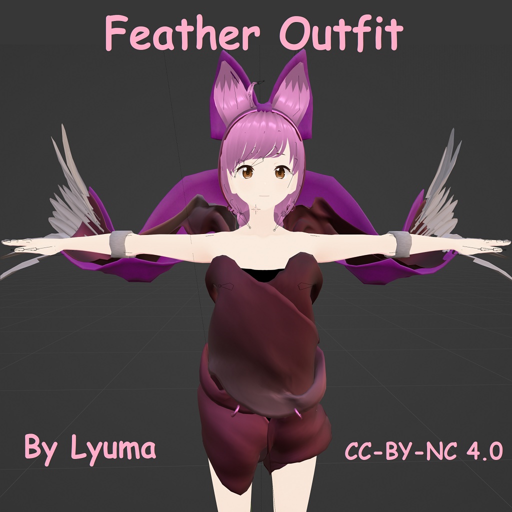 Feather Outfit v0.1 and Glitter Shader
