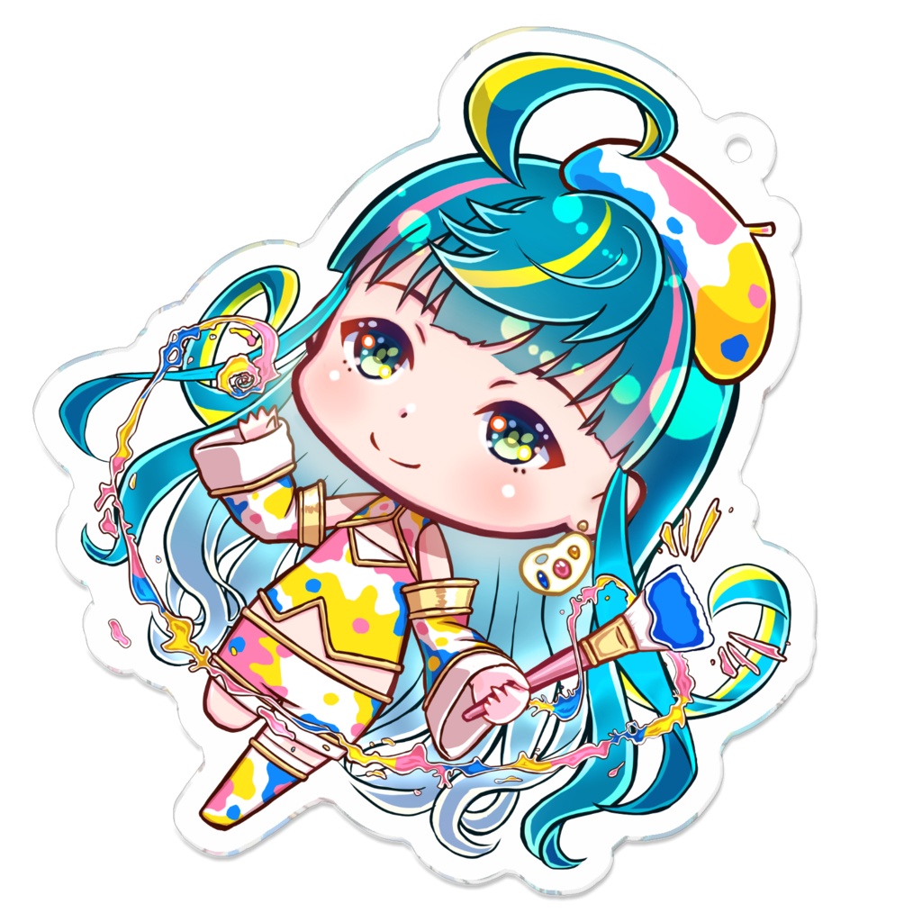 【黒木ラララ】アクリルキーホルダー【お絵描きver.】