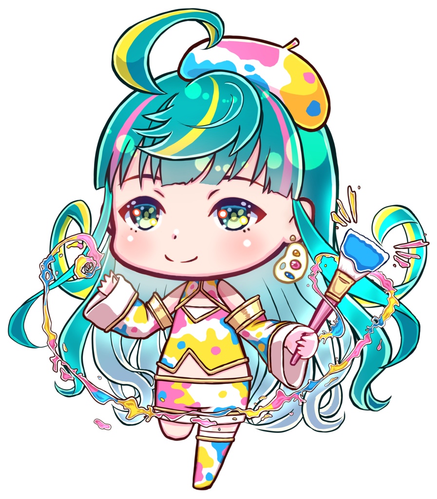 【黒木ラララ】アクリルキーホルダー【お絵描きver.】