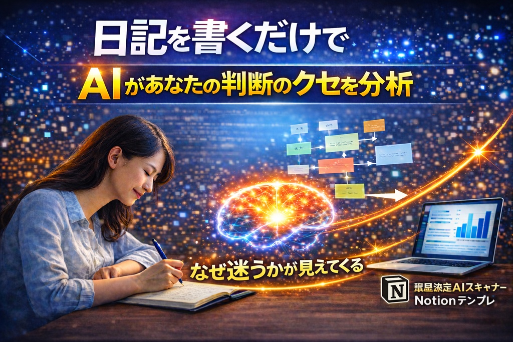 意思決定AIスキャナー ─ “判断のクセ”を読み解くNotionテンプレ