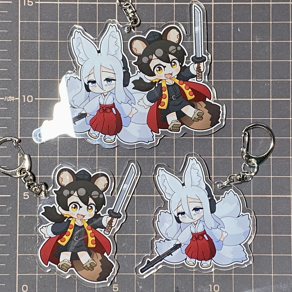狐狸師匠 アクリルキーホルダー