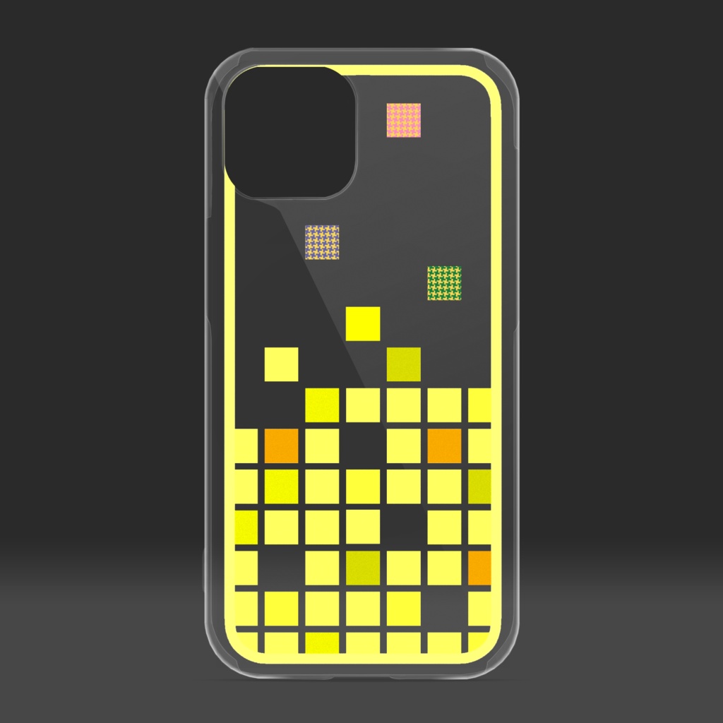 スクエアドットケース シブヤカラー