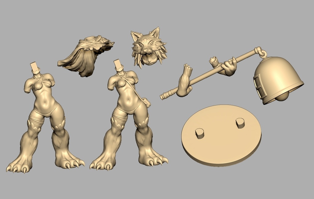 ラグナロクオンラインMoonlight「étranger」 ~月光の異邦人 月夜花~フィギュア用3Dデータ