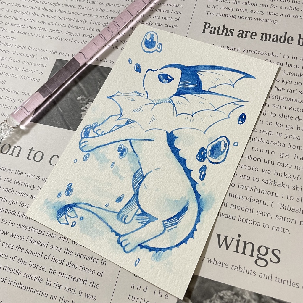 手描きイラスト シャワーズ / サンダース / ブースター