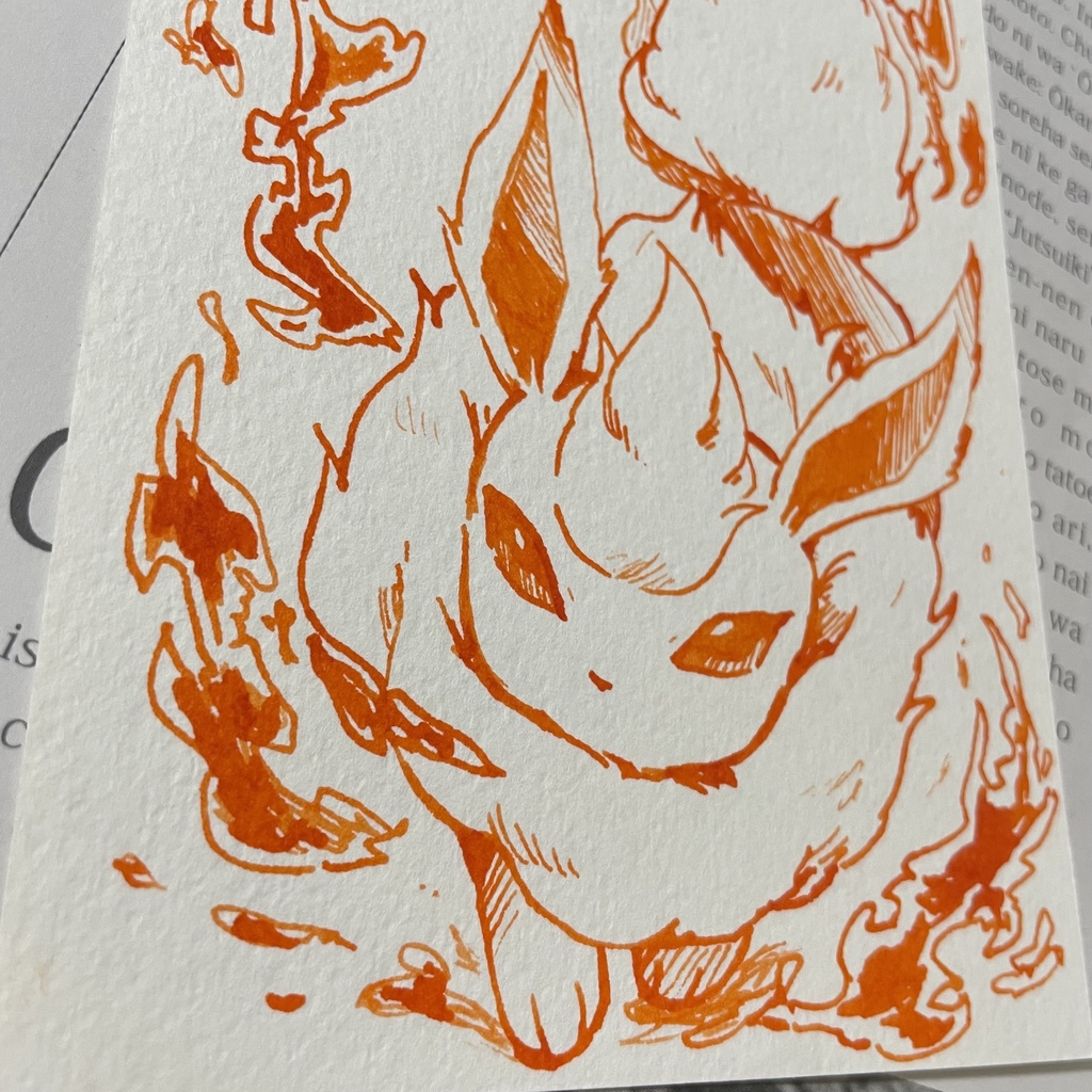 手描きイラスト シャワーズ / サンダース / ブースター