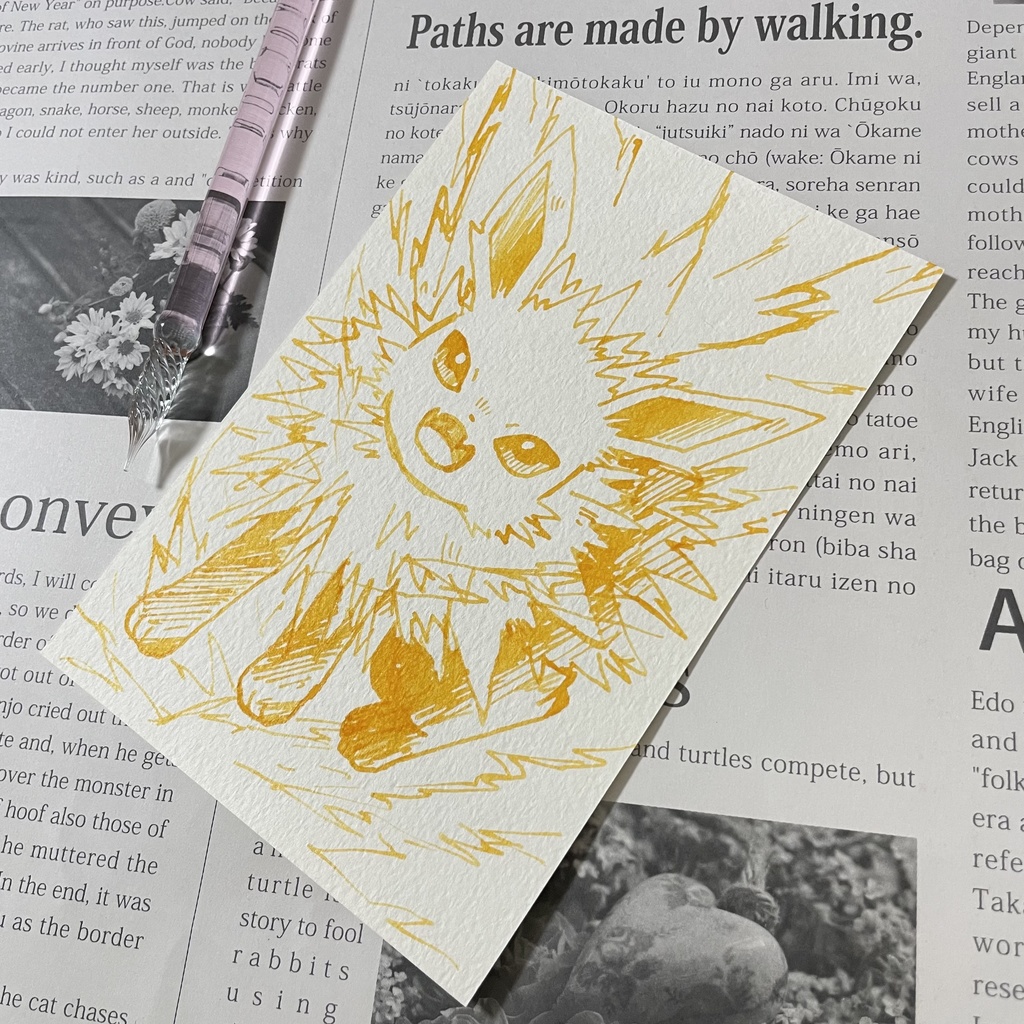 手描きイラスト シャワーズ / サンダース / ブースター