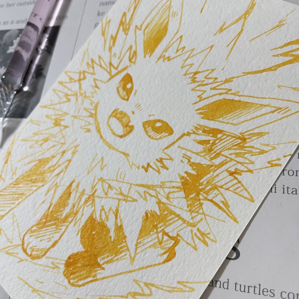 手描きイラスト シャワーズ / サンダース / ブースター