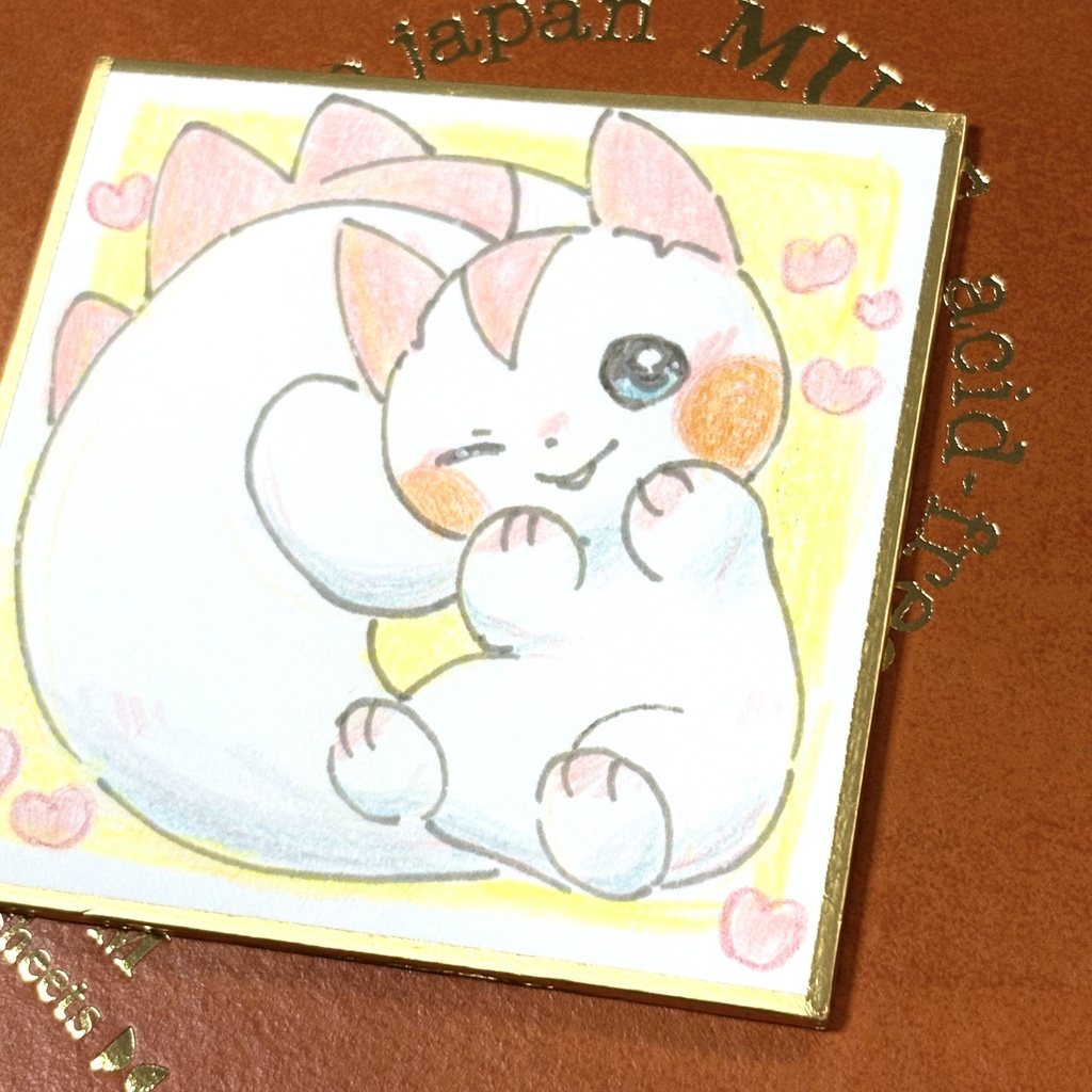パチリス 色違い 手描きイラスト 豆色紙