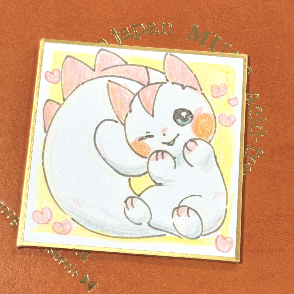 パチリス 色違い 手描きイラスト 豆色紙