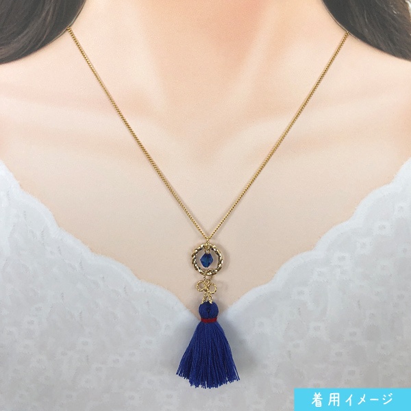 【刀剣乱舞】左文字タッセルネックレス(チェーン 45cm)