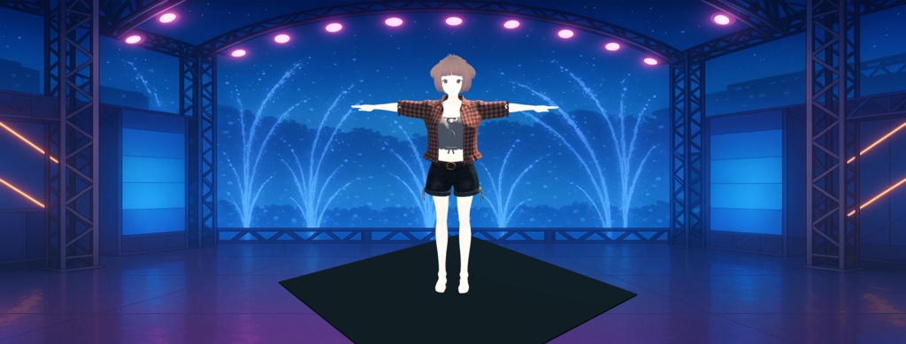 Kpop Water Festival Outfit [VRoid]  ウォーターボム ジャパン 