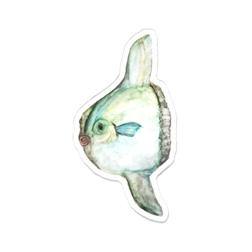 マンボウアクリルバッジ