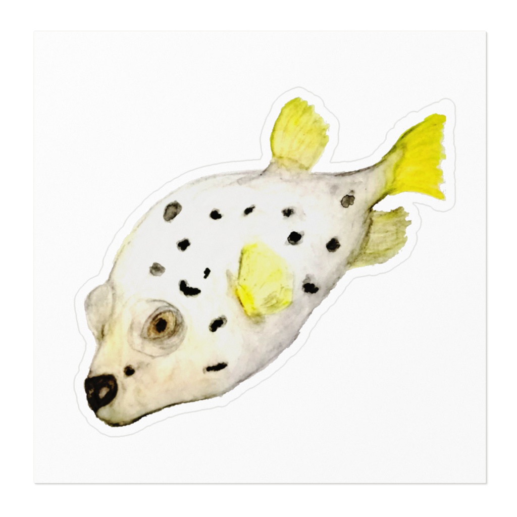 コクテンフグステッカー