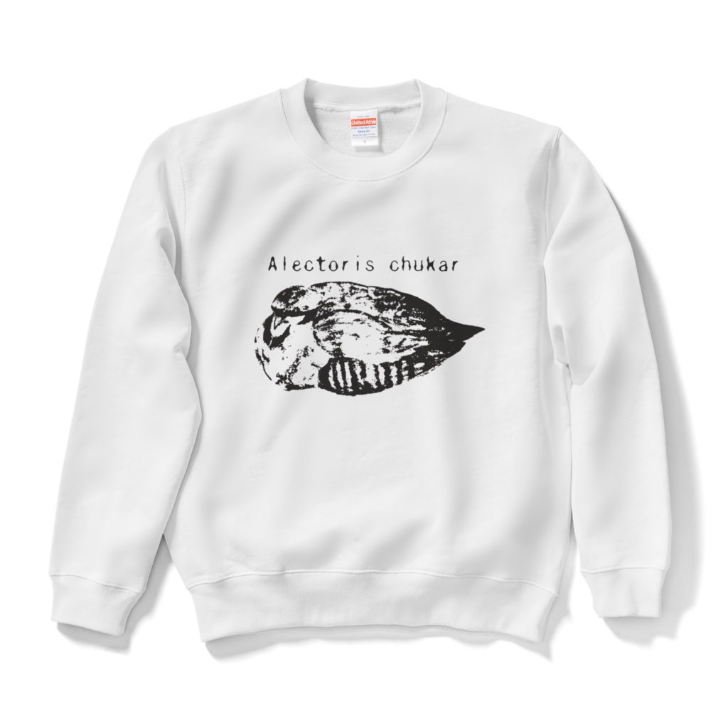 イワシャコスウェット(モノクロ)