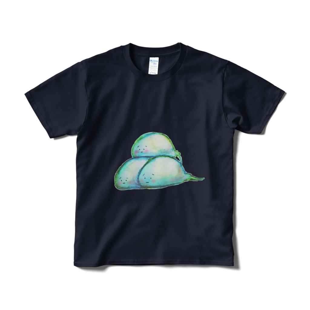 (´･_･`)ネイビーシャツ