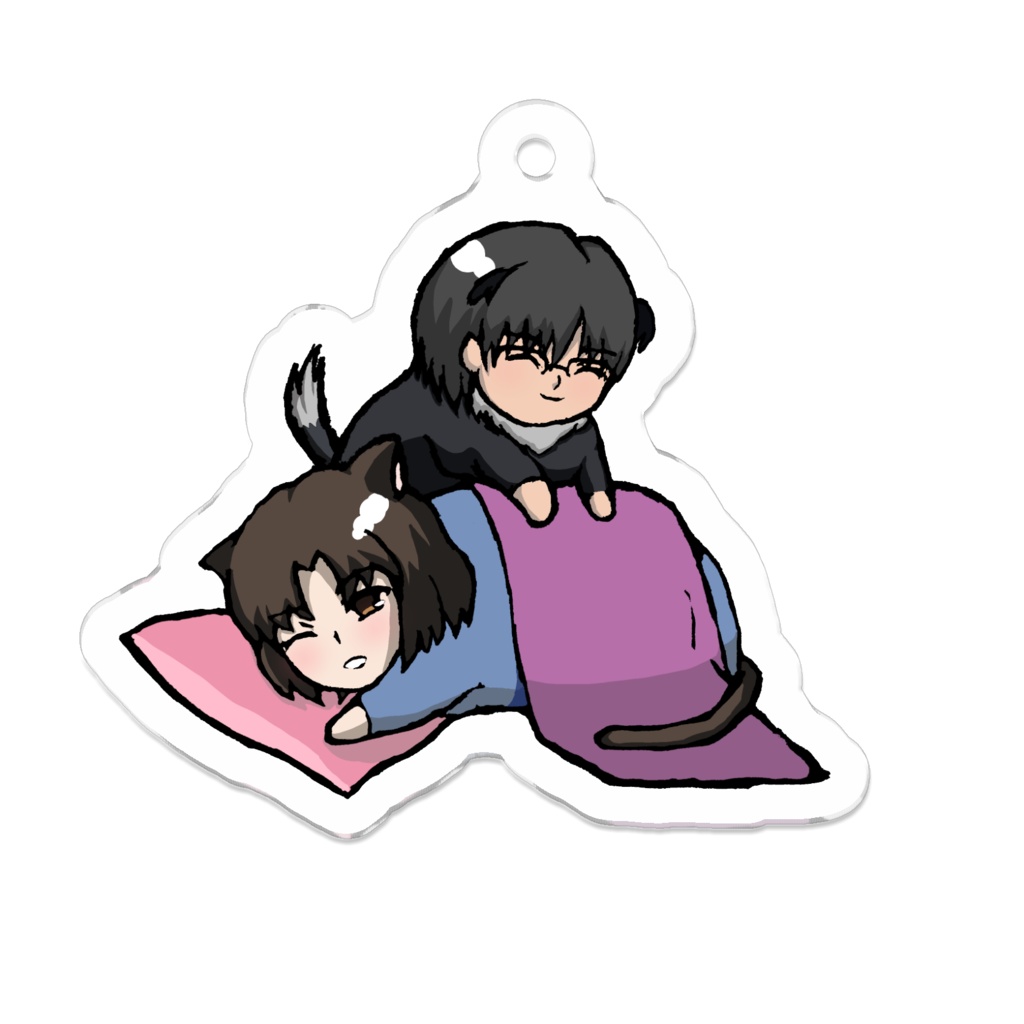 ケモ耳幹式アクキー