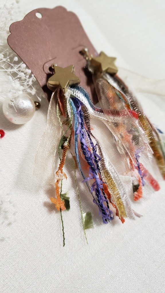 流れ星ピアス/イヤリング