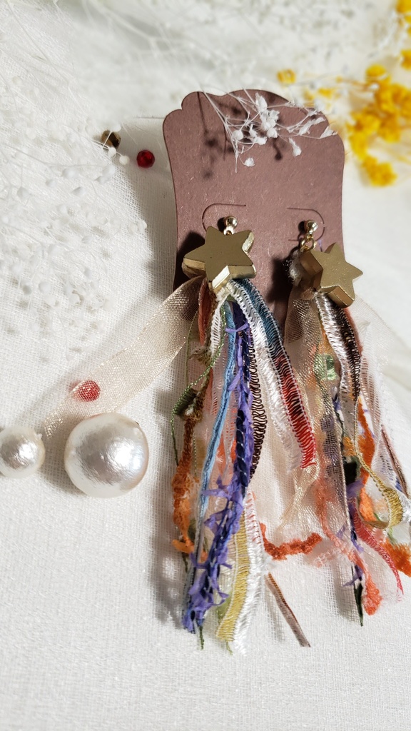 流れ星ピアス/イヤリング