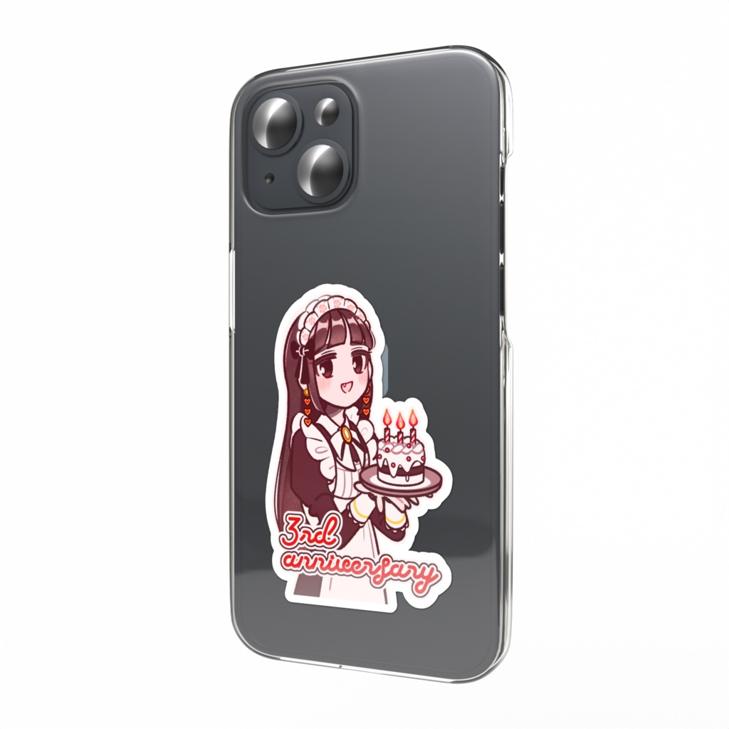 黒糖3周年記念スマホステッカー