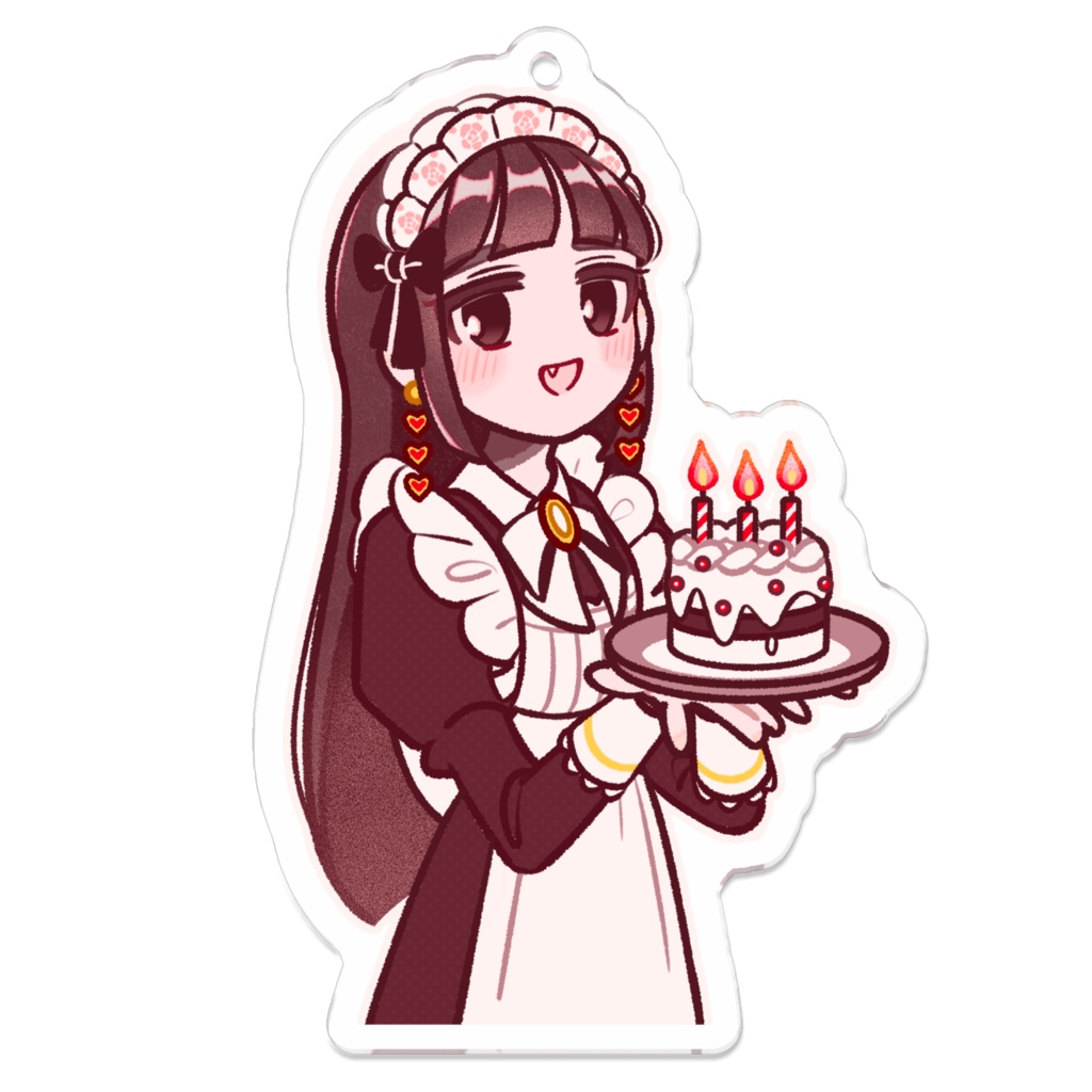  下書き 黒糖3周年記念アクリルキーホルダー