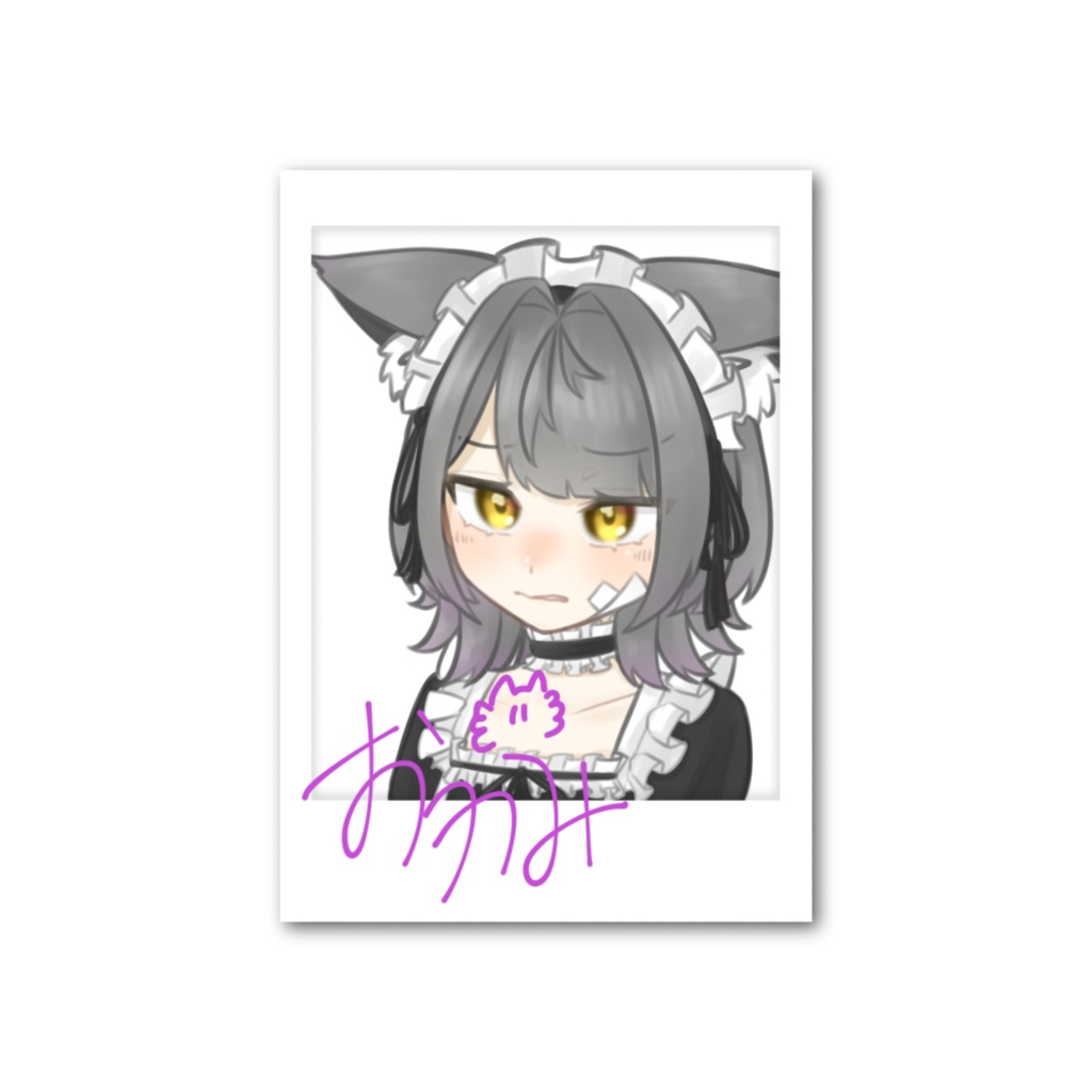 チェキ風カードに！