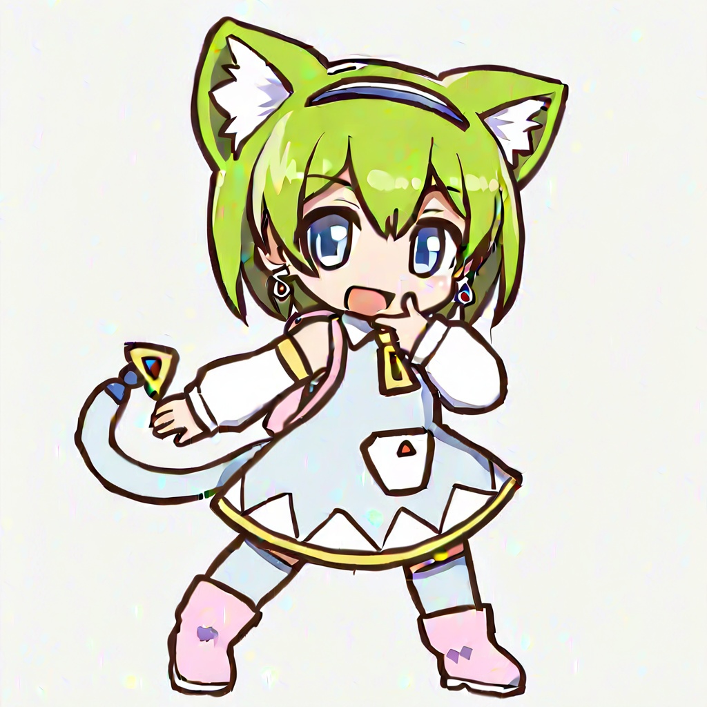 デルタもんLINEスタンプ風LoRA