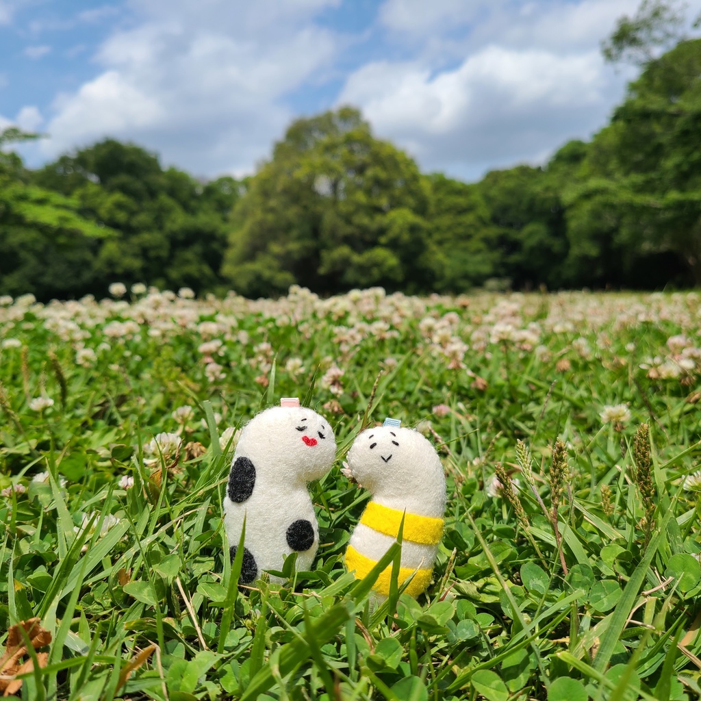 ちんななこ と にしあなごろう のキーホルダー