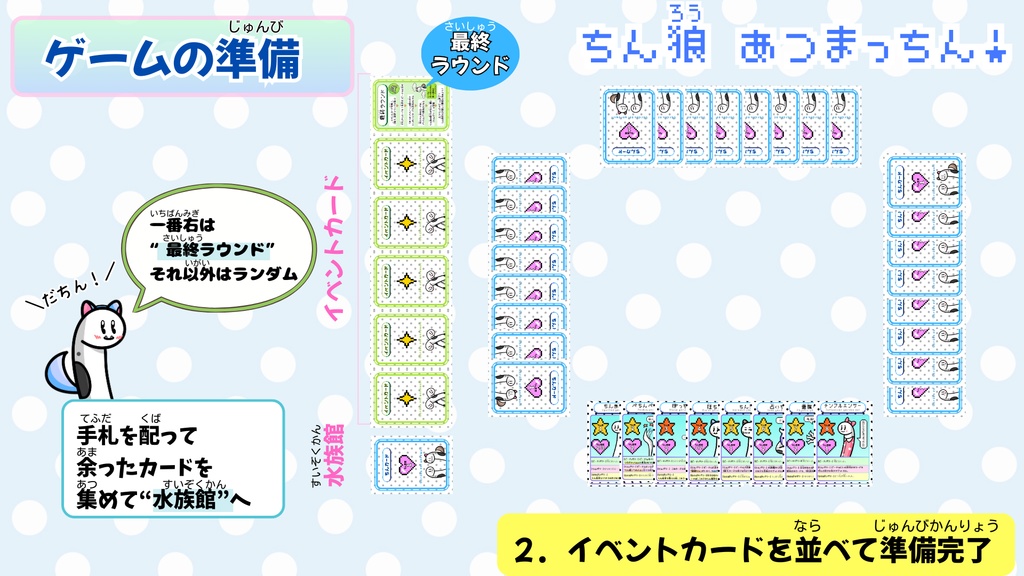 ちん狼あつまっちん!|わいわい遊べる可愛いカードゲーム