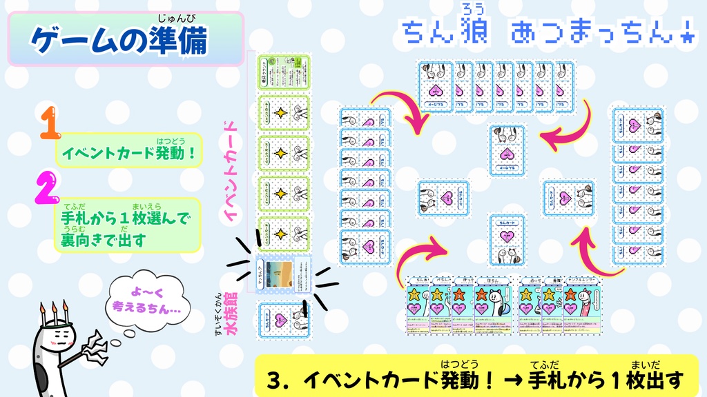 ちん狼あつまっちん!|わいわい遊べる可愛いカードゲーム