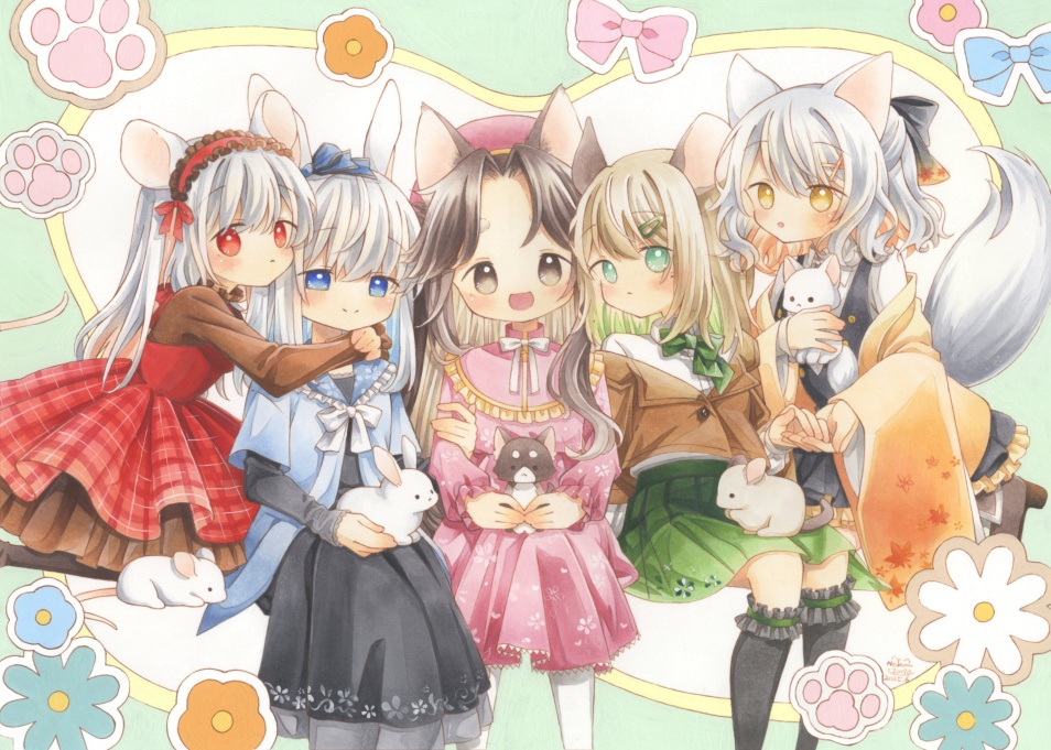 イラストカード「C’est mimi!」