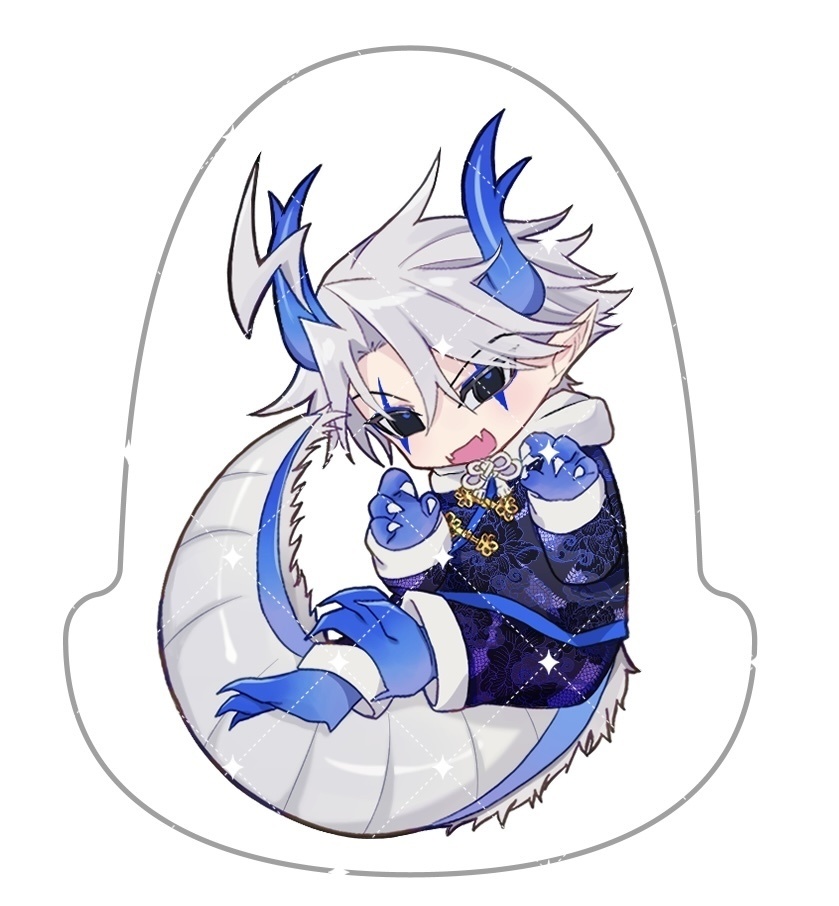 若モリ ドラゴン アクリルフィギュア