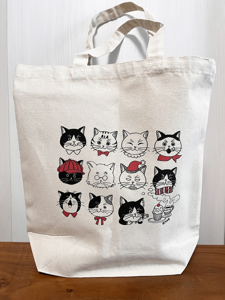 ねこのトートバッグ