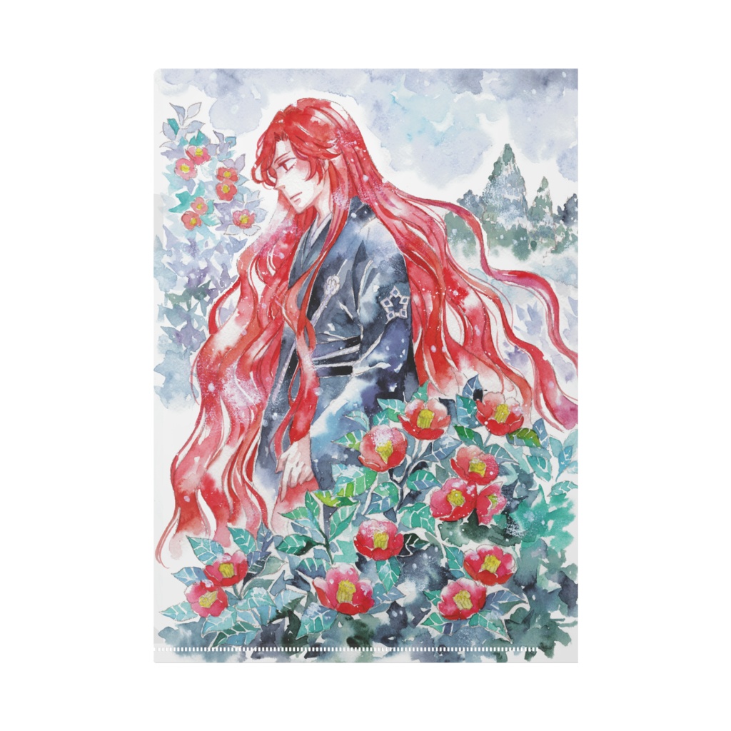 クリアファイル・極彩の家(烏羽、天藍、紅)